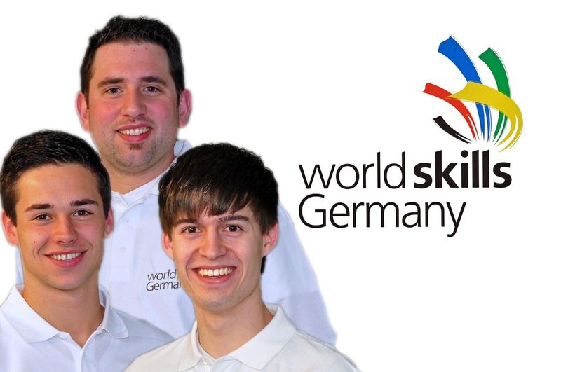 Experte: Benedikt Weber; Teilnehmer: Lukas Adler, Timo Späth (Bild: World-Skills Germany)