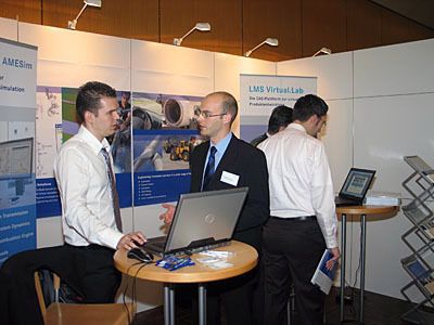 LMS Virtual.Lab zeigte am Stand eine CAE-Plattform zur virtuellen Produktentwicklung. (Archiv: Vogel Business Media)