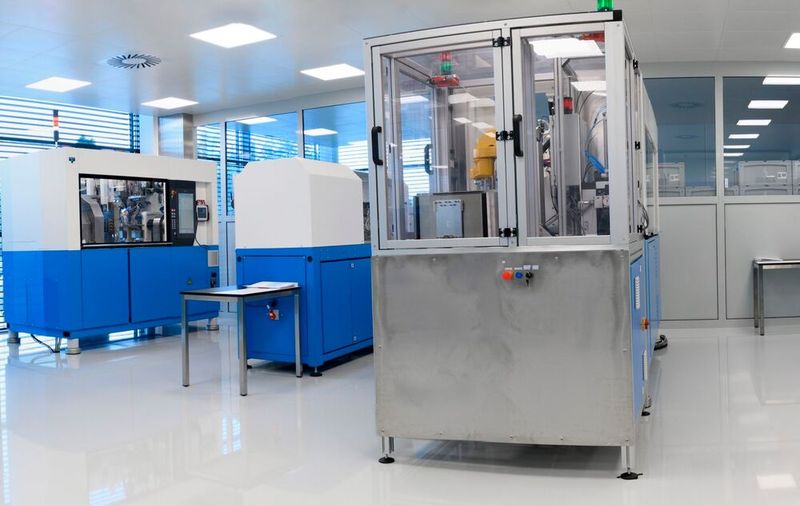 Kleiner Ausschnitt des Fertigungsbereichs bei der „Micro Moulding“-Abteilung von Starlim in Marchtrenk , wo auch die Wittmann-Micropower-Maschinen stehen. (Bild: Starlim Spritzguss)