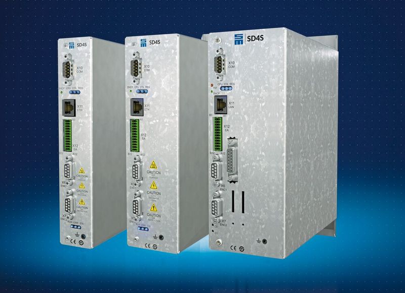 Zwei-Level-PWM (Pulsweitenmodulation)-Umrichter wie der SD4S können Asynchron- und Synchronmotoren mit Drehzahlen bis 240.000 1/min antreiben. (Bild: Sieb & Meyer)