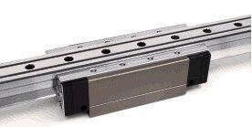 The RA series linear roller guides that are fitted with a highly dustproof V1 bottom seal. (NSK)
