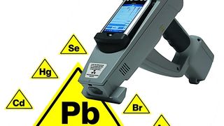 Der Leadtracer von RMD Instruments spürt Blei, Quecksilber, Chrom, Brom, Arsen oder Cadmium bis zu einer Materialtiefe von sieben Millimetern auf. (Archiv: Vogel Business Media)
