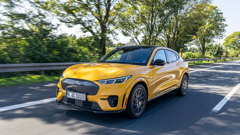 Der Ford Mustang Mach-E ist zunächst das einzige Modell mit Blue Cruise-Funktion. (Bild: Autoren-Union Mobilität/Ford)