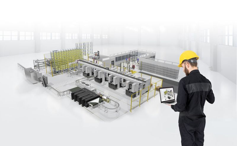 Die Zukunft der Fertigung wird bestimmt von nachweisbaren Produktivitätsgewinnen – mit mehr Digitalisierung, vernetzten Datenströme und simulationsgestützten Entscheidungen.  (Bild: Visual Components)