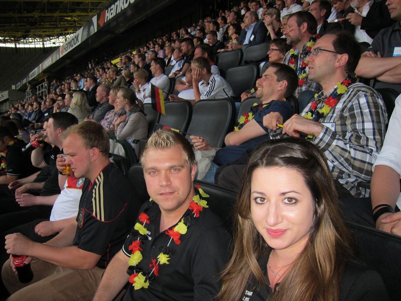 Tanja Lindt und Dietrich Wormsbecher, TAROX, schauten gebannt zu. (Bild: IT-BUSINESS)