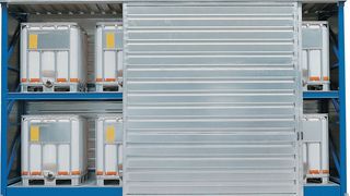 Mit den Basic-Stores von Denios lassen sich Gefahrstoffe kostengünstig und sicher lagern. (Bild: Denios)