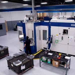 Bei King Machine sind mittlerweile zwei Universal-Bearbeitungszentren von Grob im Einsatz. Im Bild die 5-Achs-Universalmaschine «G350».(Bild:  Grob-Werke GmbH & Co. KG)