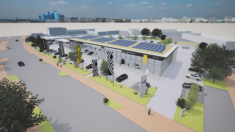 In Kassel errichtet die Hermann-Gruppe ein großes Autohaus für Renault, Dacia und Alpine, um den Großraum Kassel für diese Marken zu erschließen.(Bild:  Autohaus Hermann)