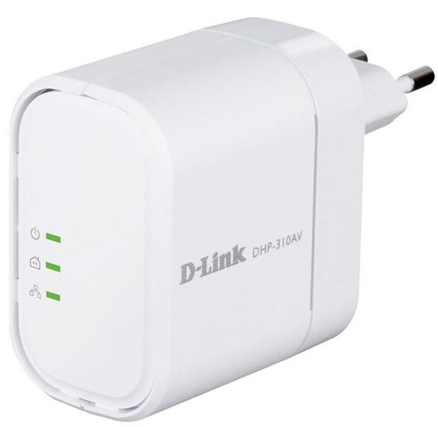 Der Powerline-Adapter DHP-310 ist laut D-Link so klein, dass benachbarte Steckdosen nicht blockiert werden. (Archiv: Vogel Business Media)