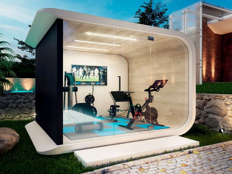 Die Hausmodule von Azure können an Kundenwünsche angepasst werden. Die kleinere Variante, das sogenannte 'Backyard Studio', ist ab etwa 24.000 US-Dollar verfügbar. (Bild: Azure Printed Homes)