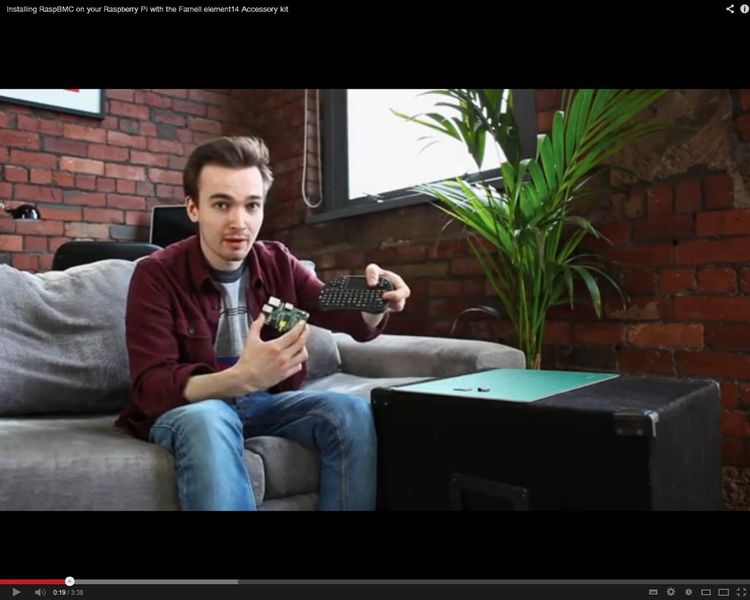 Xbox Media Center von Farnell: Der Raspberry Pi wird damit zur Multimedia-Zentrale (Bild: Farnell)