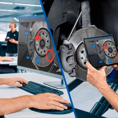 Der Bremsenspezialist ergänzt seine Technische Hotline um einen Video-Service mit AR-Funktion. (Bild: Aumovio)