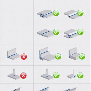 Beispiele für die klebgerechte Gestaltung 