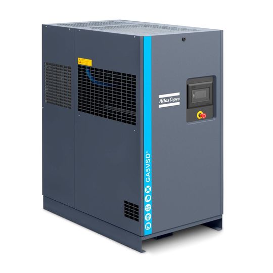 Der neue GA 5 VSD+ besitzt einen drehzahlgeregelten Permanentmagnetmotor. Der neue GA 5 VSD+ besitzt einen drehzahlgeregelten Permanentmagnetmotor.