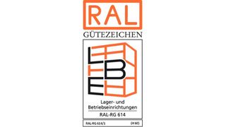 Das Fachbodenregalsystem Typ Bert trägt das RAL-Gütezeichen RAL-RG 614/1. (Bild: Regalwerk)