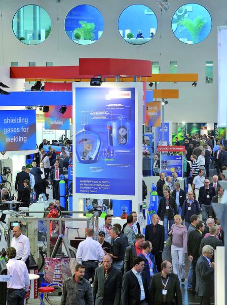 Über das normale Messegeschehen hinaus bietet die diesjährige Schweissen & Schneiden eine Reihe von Rahmenveranstaltungen. (Bild: Messe Essen)