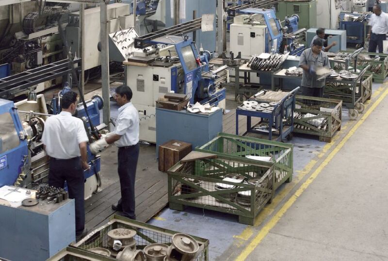 A view of the shop floor of KSB Irrigation and Process Division in Pimpri  (Picture: KSB Pumps Ltd. India)