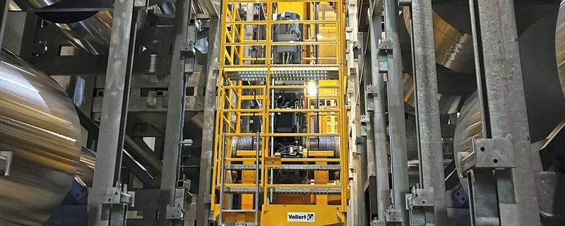 For Constantia Teich, Vollert expanded an existing high-bay warehouse, including system technology and final conformity testing.(Image: Vollert)