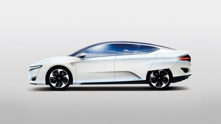 USA-Debüt auf der NAIAS 2015 in Detroit: das neue Brennstoffzellenfahrzeug Honda FCV Concept (Bild: Honda)