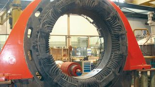 Stator des Wasserkraftgenerators. (Archiv: Vogel Business Media)