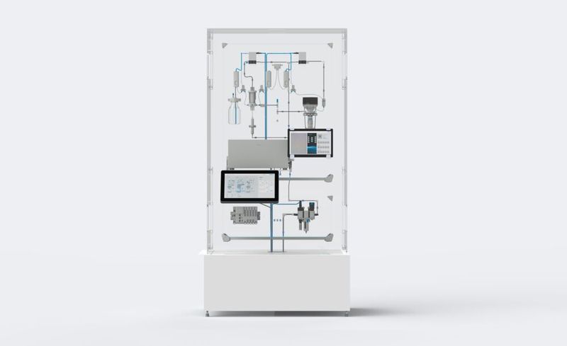 Modul 2: Überwachung der Zellen mithilfe von Quantensensorik und KI. (Bild: Festo)