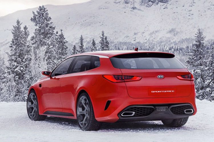 Der sportlich geschnittene Mittelklasse-Kombi gibt einen Ausblick auf die neue Generation des Kia Optima. (Foto: Kia)