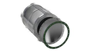 Q-Rohr mit integrierter Berstscheibe, Signalisierung und Dichtung (Bild: Rembe)