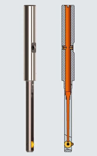 Principe de fonctionnement du système de retraction de la lame de coupe sur un outil COFA 4M. (Heule)