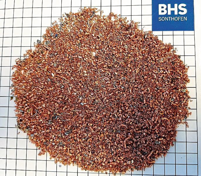 Mit dem optimierten Verfahren zum Recycling von Meatballs lässt sich qualitativ hochwertiges Kupferkonzentrat gewinnen. (BHS-Sonthofen)