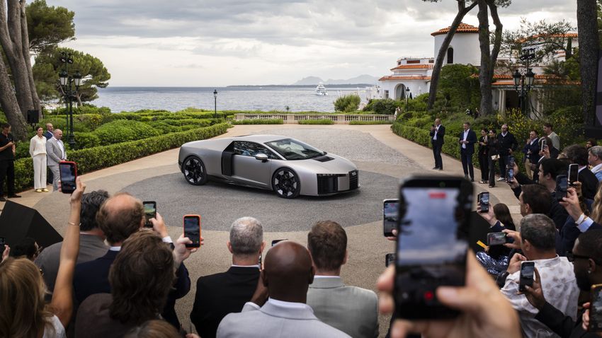 Audi hat den Supersportwagen Nuvolari vorgestellt. (Bild: Audi)