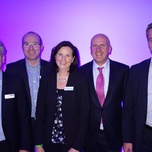 Das Tech Data Management Board (v. l.) Marc Müller, Oliver Kaiser, Barbara Koch, Michael Dressen und Sven Hollemann.(Bild: IT-BUSINESS)