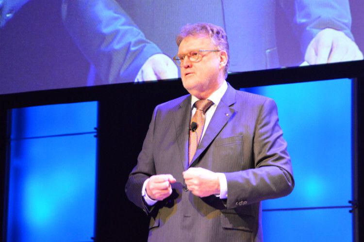 Auch die Emil-Frey-Gruppe als Importeur der Marke zeigte auf der Partnertagung Präsenz. Deutschland-Chef Rudolf Wohlfarth betonte, er sehe für Subaru das Potenzial, künftig über 10.000 Neuwagen auf dem deutschen Markt abzusetzen. (Foto: Achter)