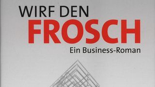 Lars Vollmer: Wirf den Frosch – Ein Business-Roman, Lox-X Verlag, Ludwigsburg, 2013, 182 Seiten, ISBN: 978-3-932298-49-3, 25 Euro (Bild: Log-X)