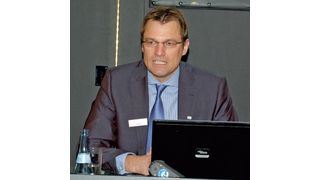 Claus Mai, CFO Dematic-Holding: „Wir nehmen in den nächsten drei Jahren 60 Mio. Euro in die Hand, um unsere Marktführung bei Multishuttles auszubauen.“ (Archiv: Vogel Business Media)