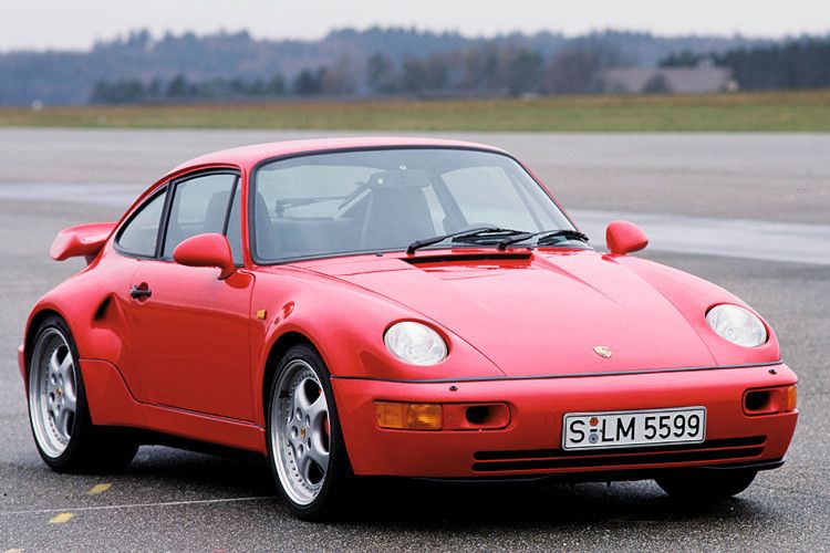 Der 911 Turbo 3.6 Flachbau, Typ 964. (Foto: Porsche)