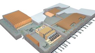 Auf der Logimat zeigt Dematic erneut seine AMCAP-Palettieranlage, die unter anderem in großen Distributionszentren von Lebensmittelhändlern eingesetzt wird (hier: Delhaize in Brüssel). (Dematic)