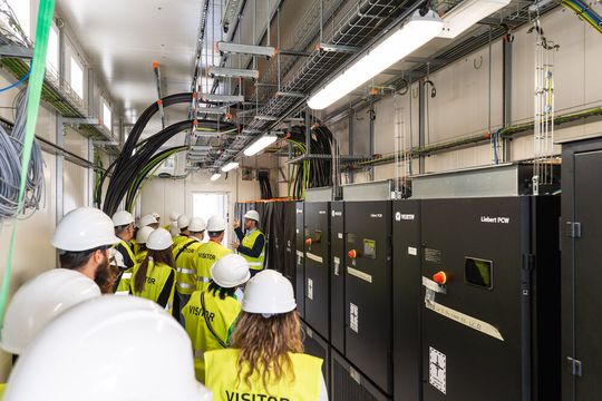 Das Vertiv Power Module von innen. Laut einem Mitarbeiter von Vertiv ist es das meistverkaufte Produkt des Herstellers.(Bild:  Vertiv)