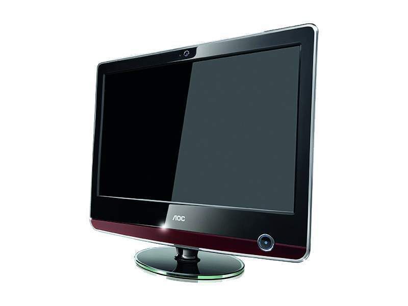 Mit der Verfino-Display-Serie V19 und V22 läutete AOC Ende 2008 eine neue Design-Generation ein. Beide Modelle sind jetzt verfügbar. (Archiv: Vogel Business Media)