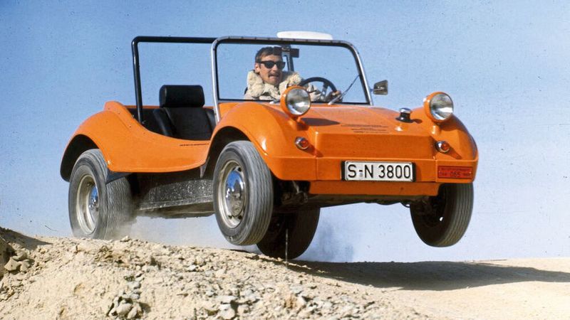 In Deutschland griff die VW-Zeitschrift „Gute Fahrt“ die Idee von Meyers auf und entwarf eine zulassungsfähige BRD-Variante des kultigen Amis. Produiziert und vertrieben wurde der „Karmann GF“ vom Mit-Namesgeber Karmann in Osnabrück. (Bild: Weitmann/MPS)