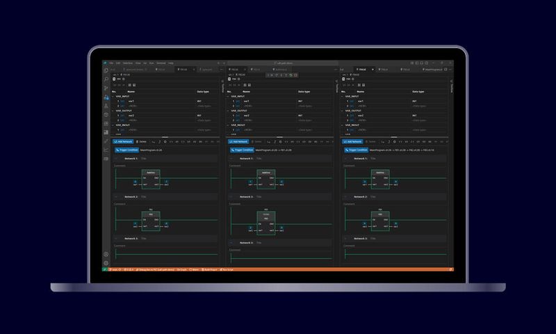 Siemens has introduced ladder programming called XLad as the first graphical programming language in Simatic AX Logic Control Engineering. (Source: Siemens)