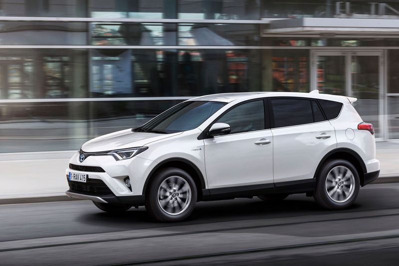Elf Prozent Plus machte Toyota mit dem Rav 4: 807.401 verkaufte Einheiten bedeuten Rang fünf. (Sebastien Mauroy/Toyota)