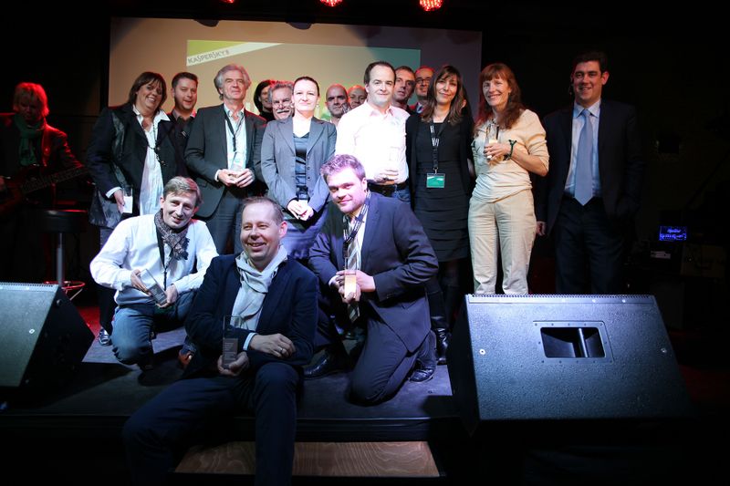 Gruppenbild aller Preisträger (Kaspersky Lab)