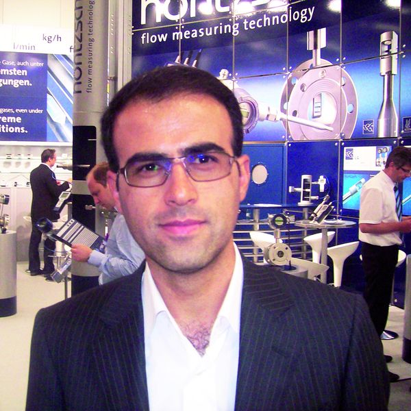 „I´m from Iran. We are going to develop our business relations with our customers. At ACHEMA we can see the latest developments in chemical techniques.“Behrouz Yadollahi Farsani, Procurement and Warehouse Manager, Zagros Petrochemical (Bild: ACHEMA Daily)
