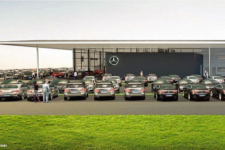Das neue Autohaus entsteht nach den Vorgaben des Retail-Excellence-Konzeptes von Daimler. (Bild: Daimler)