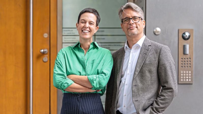 Jutta Horstmann und Peer Heinlein bildeten zuletzt die Doppelspitze der Heinlein Gruppe.(Bild:  Heinlein Gruppe)