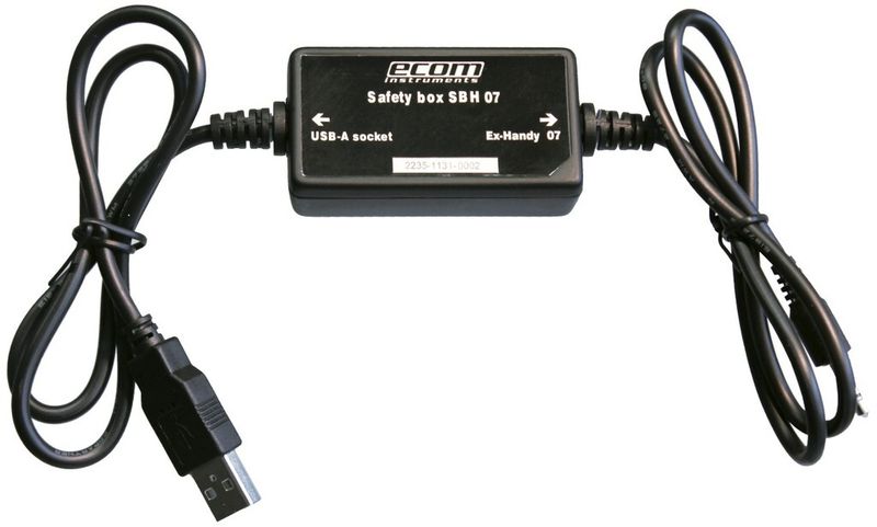 Die Safety box zum Aufladen des Ex-Handys (Bild: Ecom Instruments)