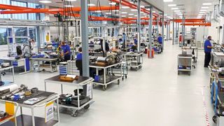 Um das erwartete Wachstum bewältigen zu können, hat GMN in den vergangenen Jahren konsequent Fertigungskapazitäten aufgebaut. Im Bild: das Montagecenter für die Spindeltechnologie, dessen Fläche verdoppelt wurde. (Bild: GMN)