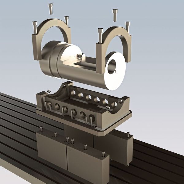 In diesem Arbeitsgang wird an dem Bauteil 75 kg zerspant. (Bild: Loll Feinmechanik)