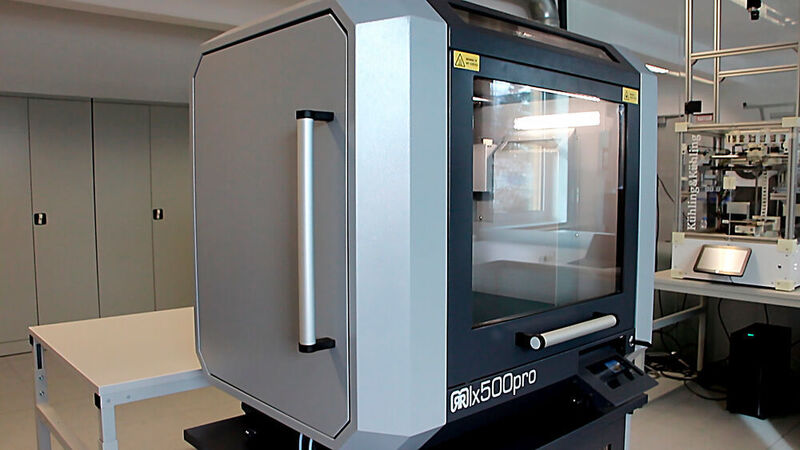 Für das Forschungsprojekt nutzt das IPH den Industriedrucker X500-PRO von German Rep-Rap. Als Druckmaterial dient der Kunststoff Acrylnitril-Butadien-Styrol (ABS). (IPH)