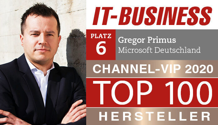 Gregor Primus, Director Channel Sales Management, Microsoft Deutschland (IT-BUSINESS)